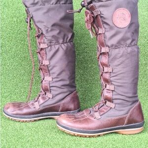 Tommy Hilfiger Brown and Black Winter Boots